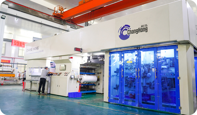 Línea de impresión de película de Pe