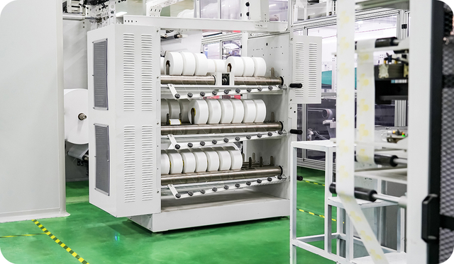 Línea de producción de pañales