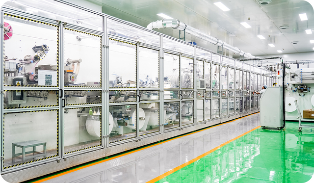 Línea de producción de pañales